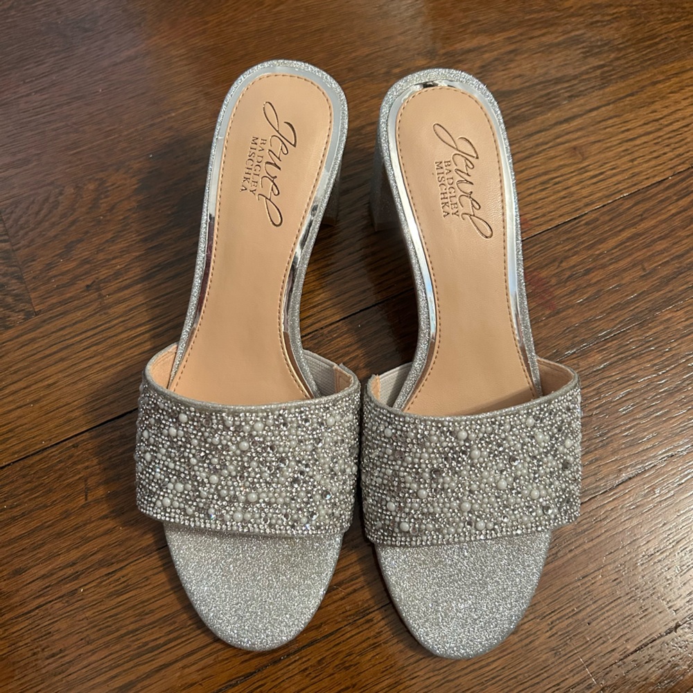 Jewel Badgley Mischka Sparkle Heels